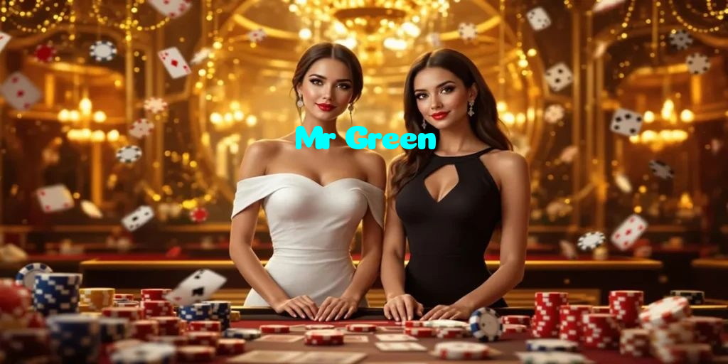 Mr Green casino presented on mobile device in Pakistan with slots and live games